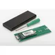 Digitus DA-71111 externes SSD-Gehäuse USB3.0, für SATA3 M.2 2230/2242/2280, schwarz