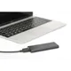 Digitus DA-71111 externes SSD-Gehäuse USB3.0, für SATA3 M.2 2230/2242/2280, schwarz