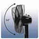 Honeywell HSF600BE4 QuietSet schwarz Standventilator, geräuscharm, Timer-Funktion