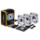 Corsair LL120 RGB Dual Light Loop 120mm PWM Triple Pack inkl. Controller