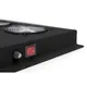 Digitus Dachlüfter 48.3cm Serverschrank inkl. Thermostat schwarz RAL 9005