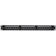 24-Port Cat6a Patchpanel, geschirmt, 24 Ports, FTP, 1 HE, mit Klemmleisten 90°