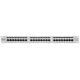 24-Port Cat6a Patchpanel, geschirmt, 24 Ports, FTP, 1 HE, Klemmleisten mit 90°
