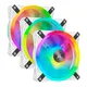 Corsair QL120 RGB Triple Pack 120mm white