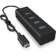 ICY BOX IB-HUB1409-C3 USB3.0 Hub, Alu-Gehäuse