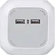 Brennenstuhl Steckdosenwürfel 4-fach + 2x USB 2.0 Charger 2100mA 1,4m grau