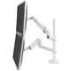 Ergotron LX-Dual-Stacking-Arm bis 101.6cm/40" belastbar / VESA 75x75 / 100x100mm weiß