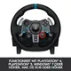 Logitech G29 Driving Force Rennlenkrad für PS4, PS3 und PC