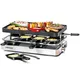 Rommelsbacher RC 1400 Raclette 1200W, 8 Pfännchen, 37x23cm Wendegrillplatte