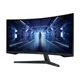 Samsung Odyssey Curved Gaming Monitor C34G55TWWU 86.4 cm (34") UWQHD Monitor