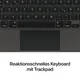 Apple Magic Keyboard für iPad Pro 12.9 (3.- 6.Gen) schwarz (deutsch)