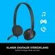 Logitech H340 Kabelgebundenes Beidseitiges Headset Stereo USB Schwarz