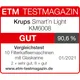 Krups KM6008 Filterkaffeemaschine SMART N LIGHT Schwarz 24h-Timer