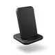 Zens Aluminium Series Stand + USB-C Ladegerät 18W 1x 10W Qi schwarz
