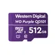 WD Purple SC QD101 512 GB Ultra Endurance microSD Speicherkarte (Class 10, U1) 512GB