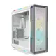 Corsair 5000T RGB TG Tempered Glass, weiß