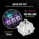 Corsair K70 RGB PRO DE-Layout, Cherry MX Speed Switch