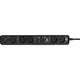 Brennenstuhl 1159760936 Connect Eco Line 6-fach, 1.5m, schwarz