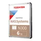 Toshiba N300 NAS Hard Drive HDEMX11ZNA51F Bulk 6TB