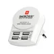 SKROSS World Adapter Pro + Reise Adapter USB 4xA 3-polig (7A)