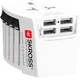 SKROSS World Adapter Pro + Reise Adapter USB 4xA 3-polig (7A)