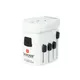 SKROSS World Adapter Pro World & USB 3-polig (7A) Reiseadapter