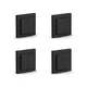 Senic Friends of Hue Switch matt schw. batterieloses 4-fach Schalterset