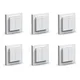 Senic Friends of Hue Switch matt weiß batterieloses 6-fach Schalterset