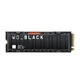 WD_BLACK SN850X NVMe SSD 2 TB M.2 2280 PCIe 4.0 mit Kühlkörper NVMe™ SSD Gaming Storage, 2TB, inkl. Kühlkörper