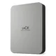 LaCie Mobile Drive Portable 4TB, moon silver