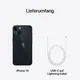Apple iPhone 14 Apple iOS Smartphone in black  with 128 GB storage