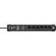 Brennenstuhl 1951160401 Premium-Line 6-fach 3m schwarz