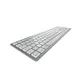CHERRY KW 9100 SLIM für Mac Bluetooth + Funk, DE-Layout , silber