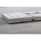CHERRY KW 9100 SLIM für Mac Bluetooth + Funk, DE-Layout , silber