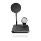 Zens Aluminium Series 4 in 1 Magnetic Wireless Charger + Watch 1x 18W Qi schwarz