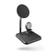 Zens Aluminium Series 4 in 1 Magnetic Wireless Charger + Watch 1x 18W Qi schwarz