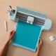 Cricut wärmeaktiviertes Vinyl Farbänderung - permanent 30,5x61cm (türkis-blau)