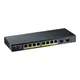 ZyXEL GS1900-10HP-EU0102F 8 Port GbE L2 PoE+, 2 SFP Slots, 802.3at, Desktop, Fanless
