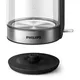 Philips HD9339/80 Wasserkocher Viva Glas, glas/edelstahl