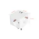 Kabelmeister Steckdosenwürfel 3x Schuko-Buchse, USB-C (20W, PD3.0), USB-A, weiss