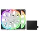 NZXT Aer RGB 2 Twin Starter Pack 140mm weiß