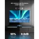 AWOL Vision Motorisierte Bodenleinwand mit ALR Beamer Leinwand, 120"