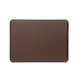 Decoded Leather Frame Sleeve für Macbook 16 Zoll Chocolate Braun