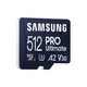 Samsung PRO Ultimate 512 GB microSD-Speicherkarte mit SD-Karten-Adapter