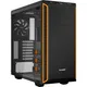 be quiet! Pure Base 600 Tempered Glass Window orange