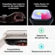Apple Watch Series 9 Aluminium 41mm polarstern (Sportarmband polarstern) S/M