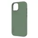 Decoded AntiMicrobial Silicone Backcover iPhone 15 Sage Leaf