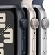 Apple Watch Series SE (2023) Aluminium 40mm silber (Sportarmband sturmblau) M/L