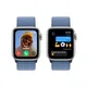 Apple Watch Series SE (2023) Aluminium 40mm silber (Sport Loop winterblau)