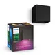 Philips Hue White & Color Ambiance Resonate Wandleuchte einstrahlig schwarz